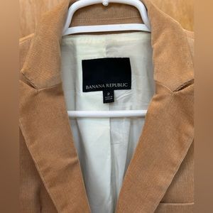Banana Republic Corduroy Camel Blazer
